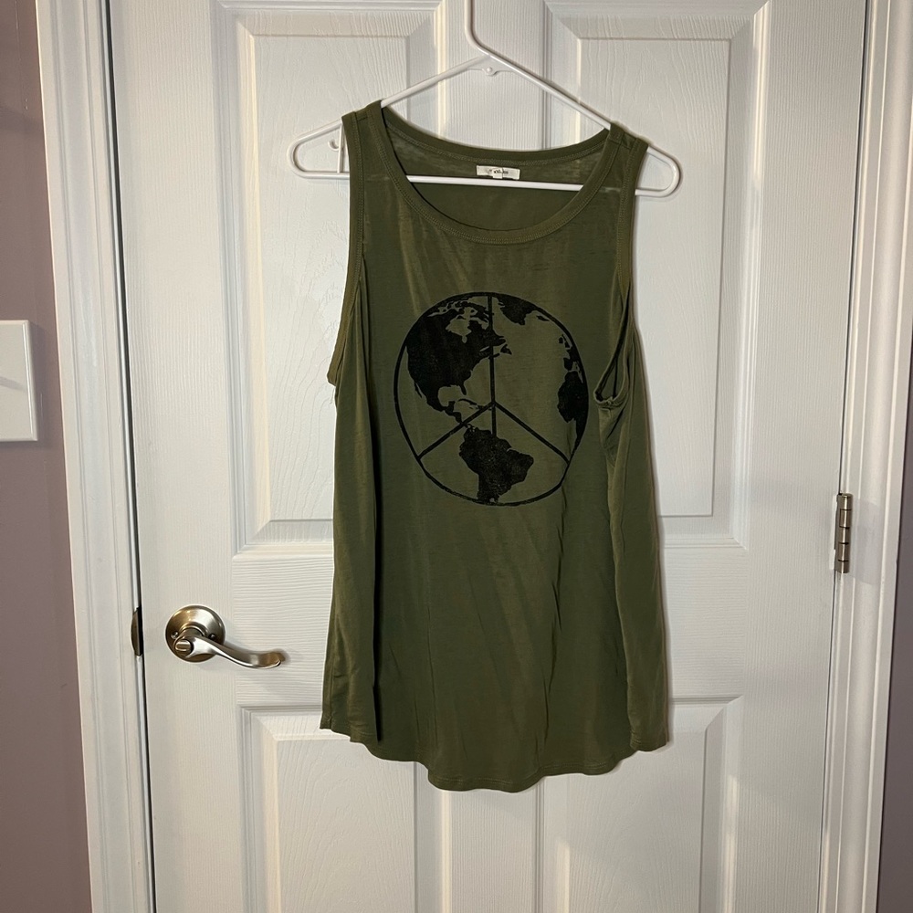 Maurice’s Women’s Green Earth Sleeveless Tank Top XXL